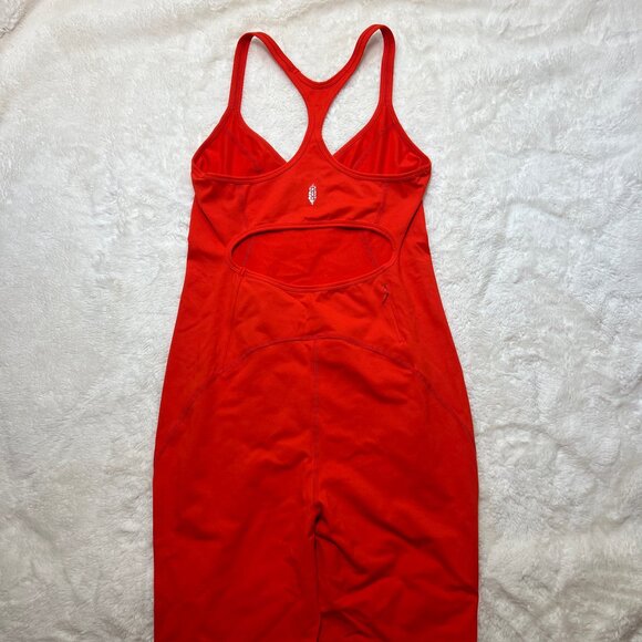 NWT FP Movement Free Throw Onesie Jumpsuit in Flame Red – Women’s M - Picture 9 of 10